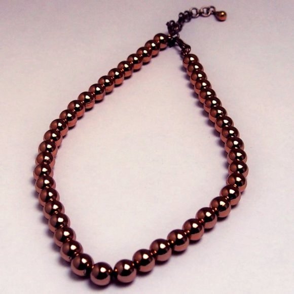 Monet Jewelry - Shiny VTG Monet Gold Beaded Choker Necklace